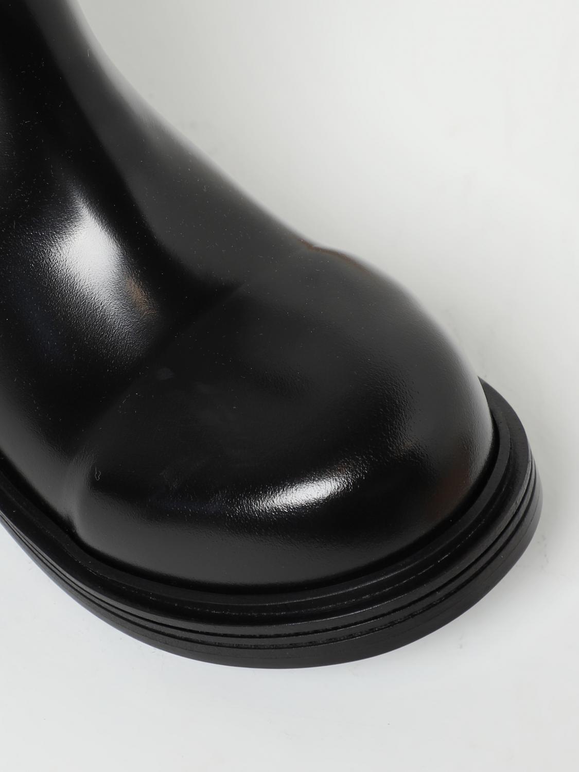 BOTTEGA VENETA 36 fireman brushed leather ankle boots