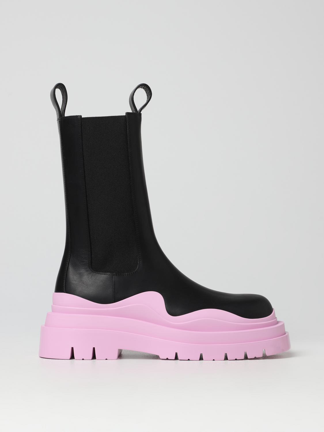 BOTTEGA VENETA 37 tire leather boots