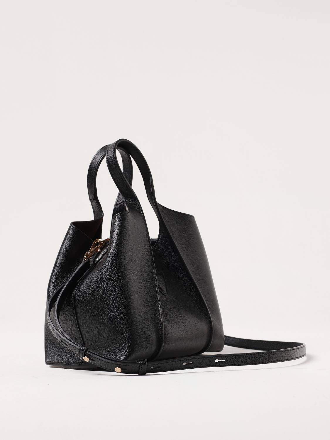 timeless bag in micro grained leather