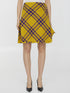 BURBERRY 6 check wool kilt
