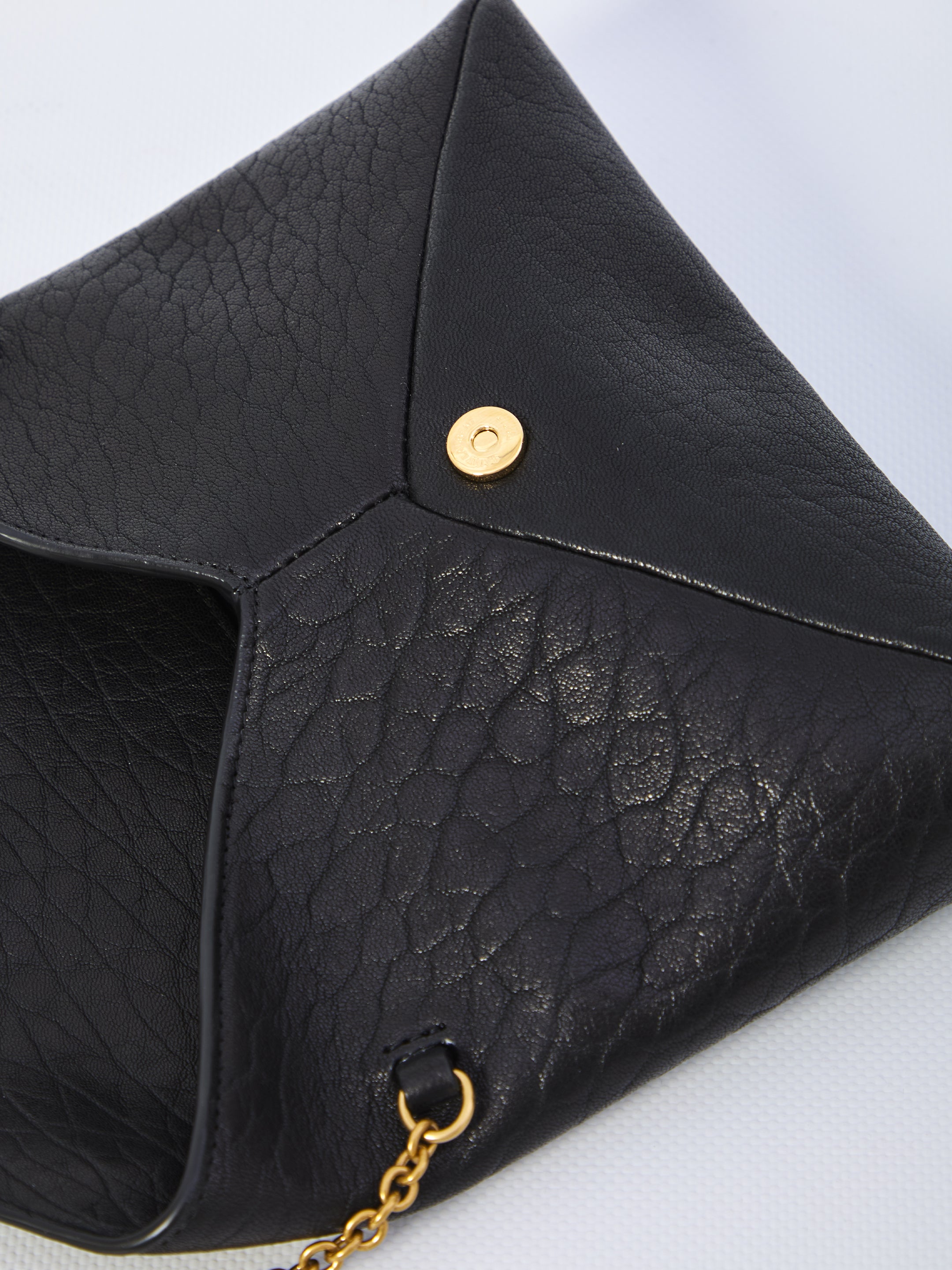 SAINT LAURENT OS cassandre pouch with chain