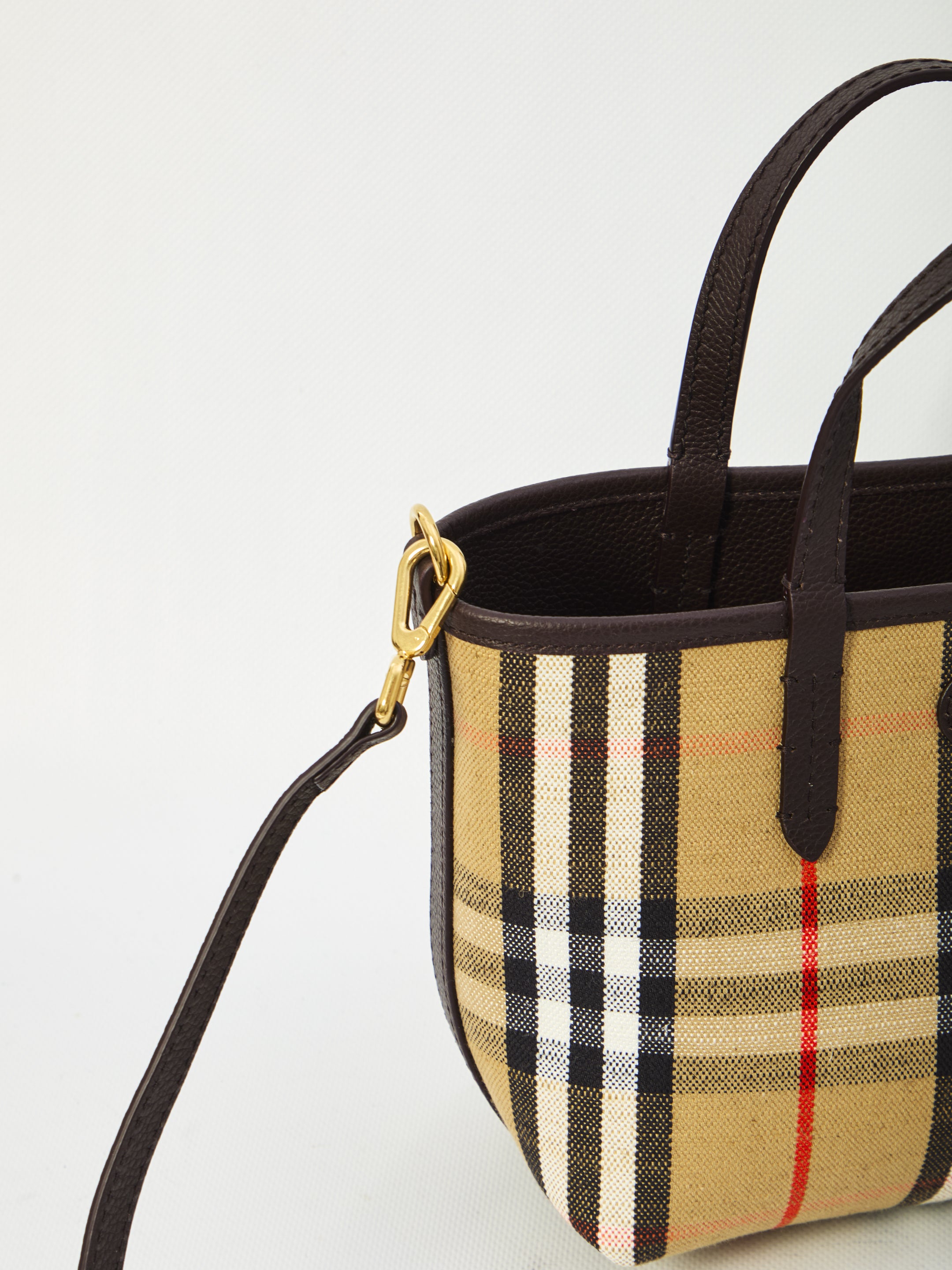 BURBERRY OS mini reversible bloomsbury tote bag