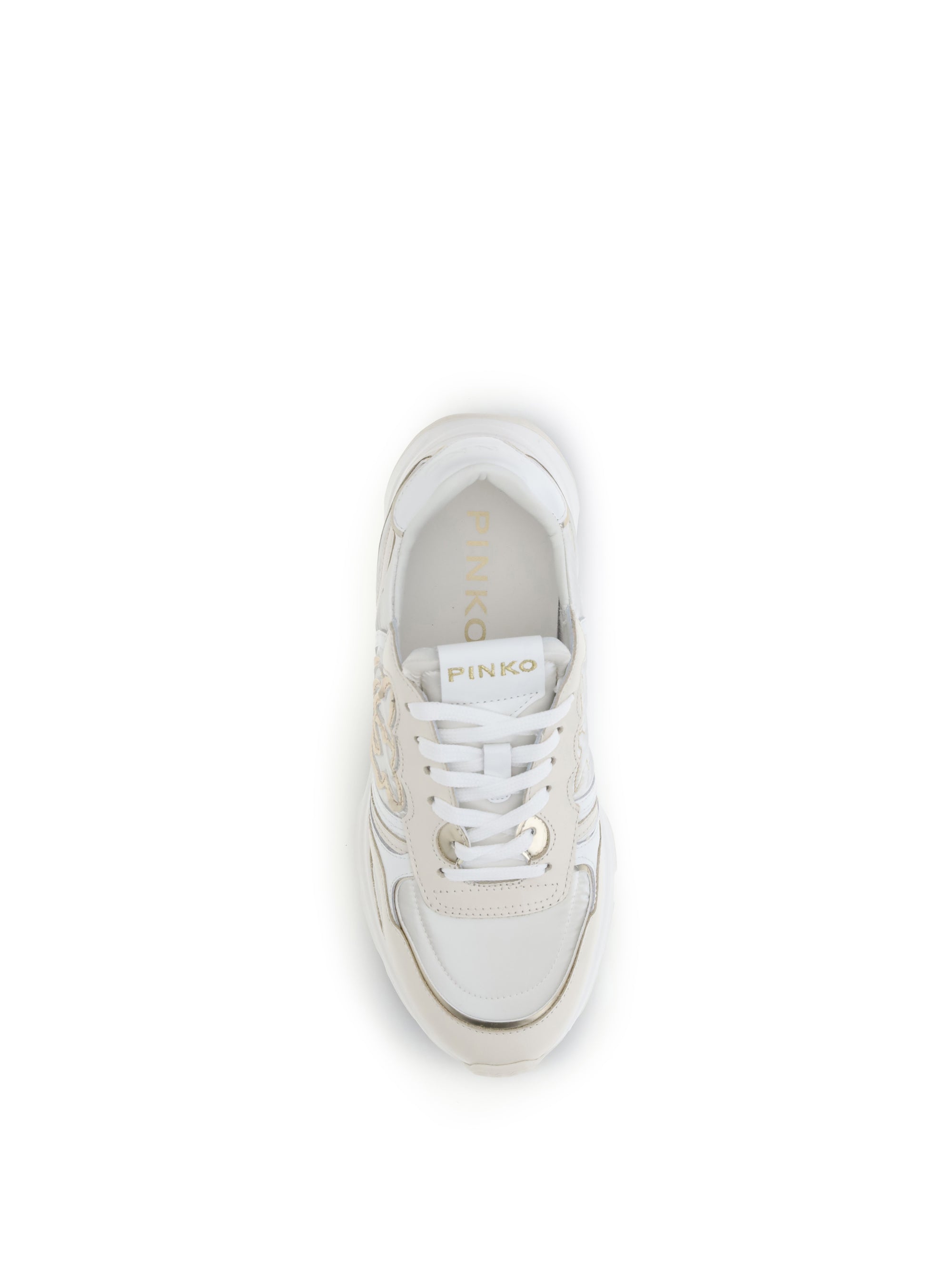 PINKO 36 suede zoe sneakers with logo