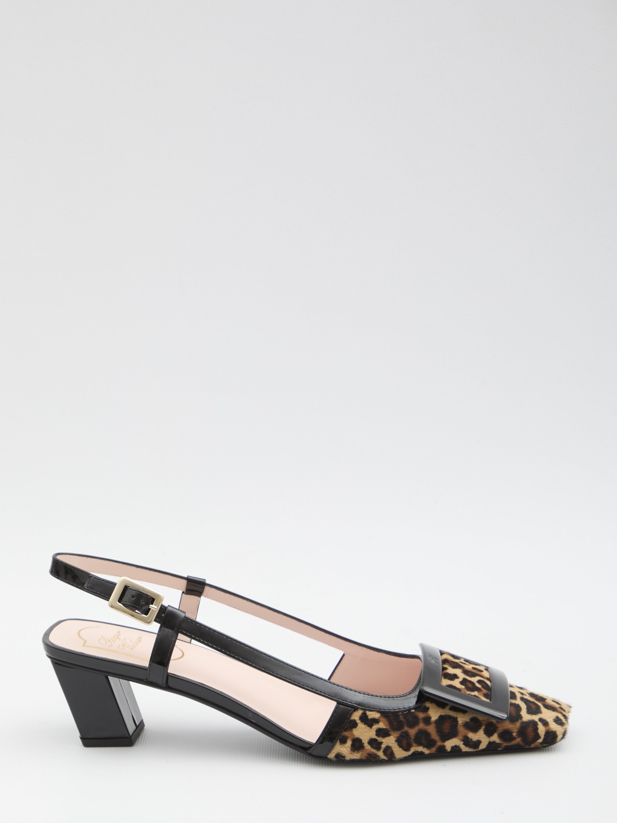 ROGER VIVIER 36 belle vivier pony slingback pumps