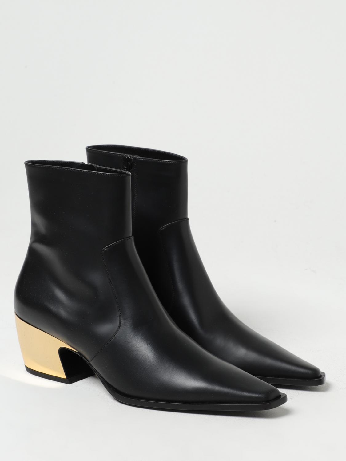 BOTTEGA VENETA 35 tex ankle boots in leather with zip