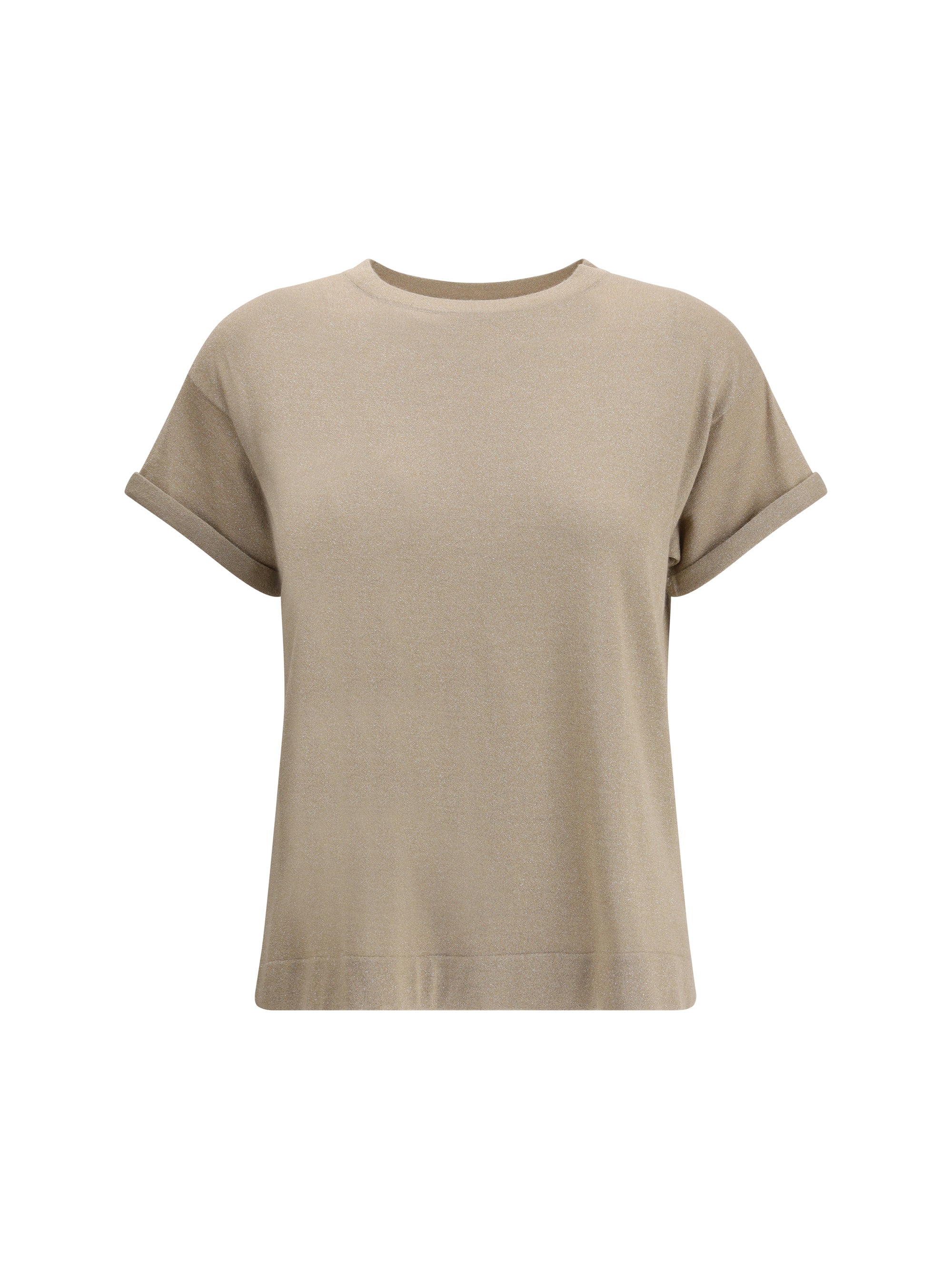 BRUNELLO CUCINELLI XL cashmere glitter t-shirt
