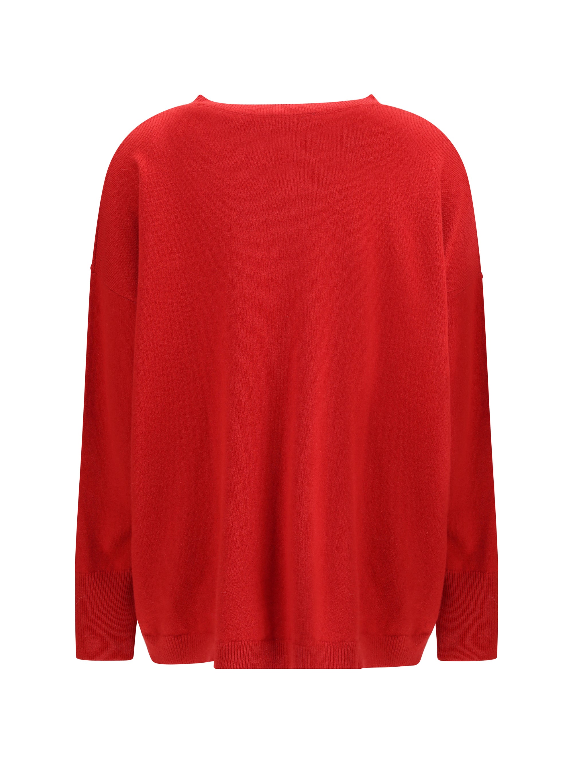 VERYBUSY M crewneck sweater in pure cashmere