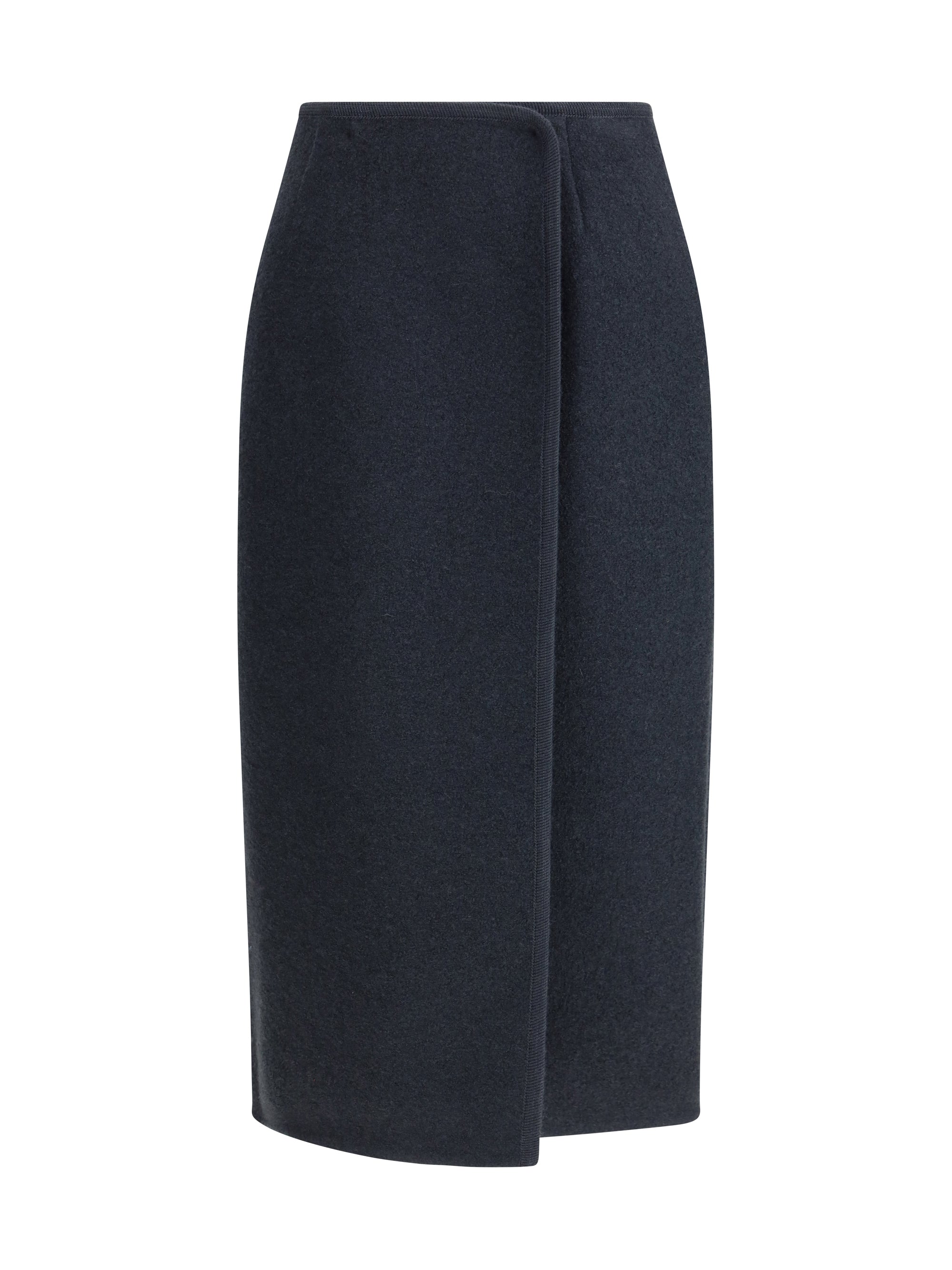 RIER L walker wrap midi skirt