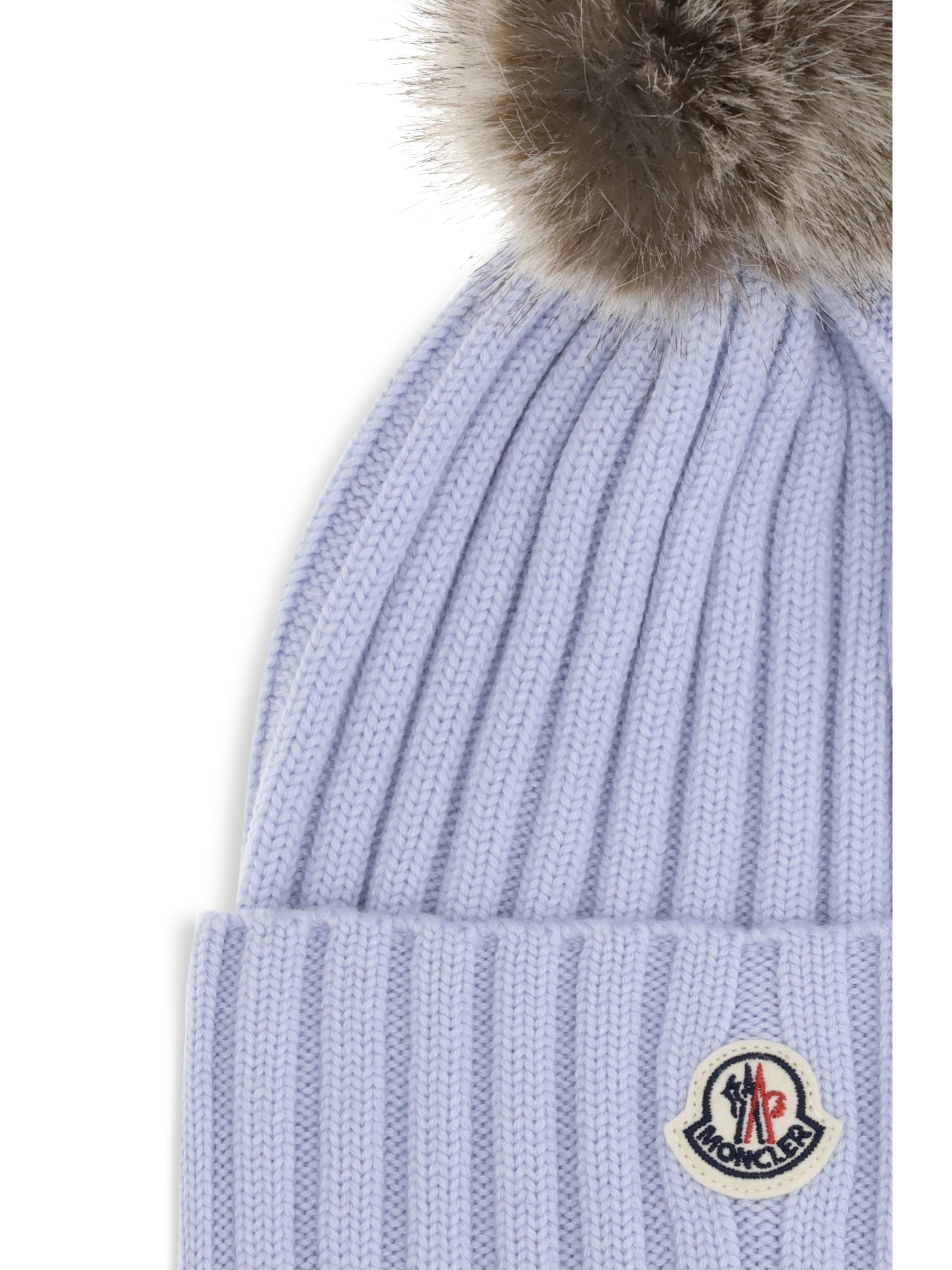 MONCLER OS pom pom wool hat
