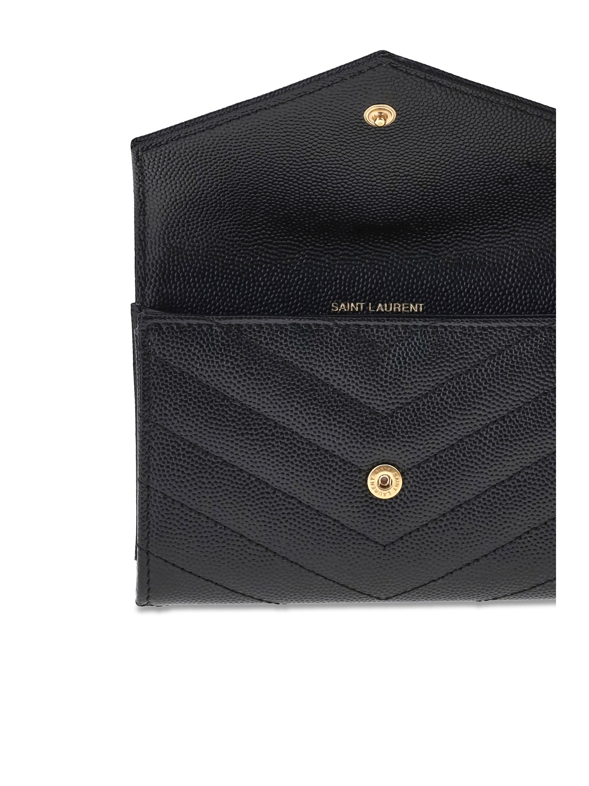 SAINT LAURENT OS leather wallet
