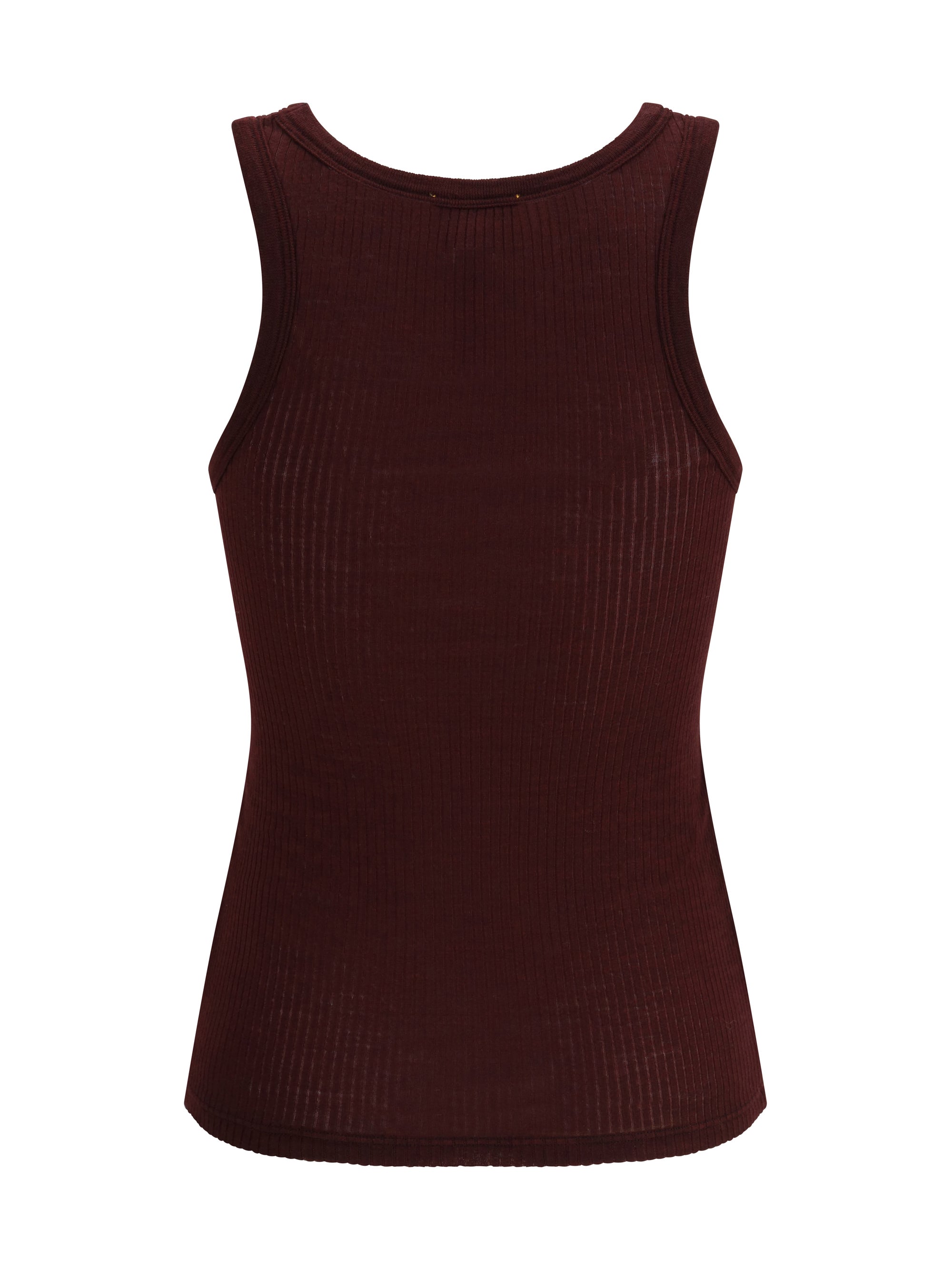 FORTE_FORTE II halter-neck tank top in wool jersey