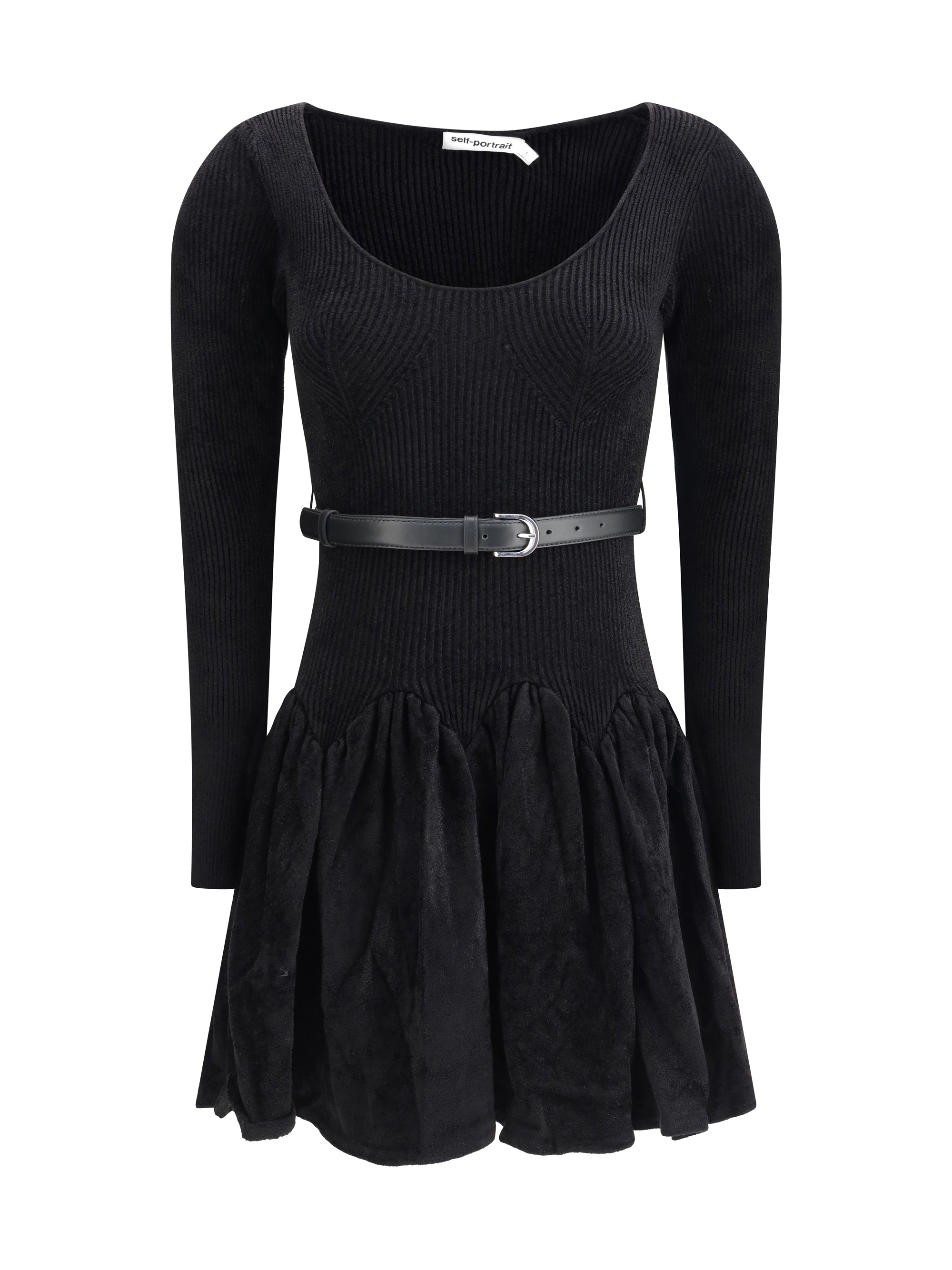SELF-PORTRAIT M chenille knit dress