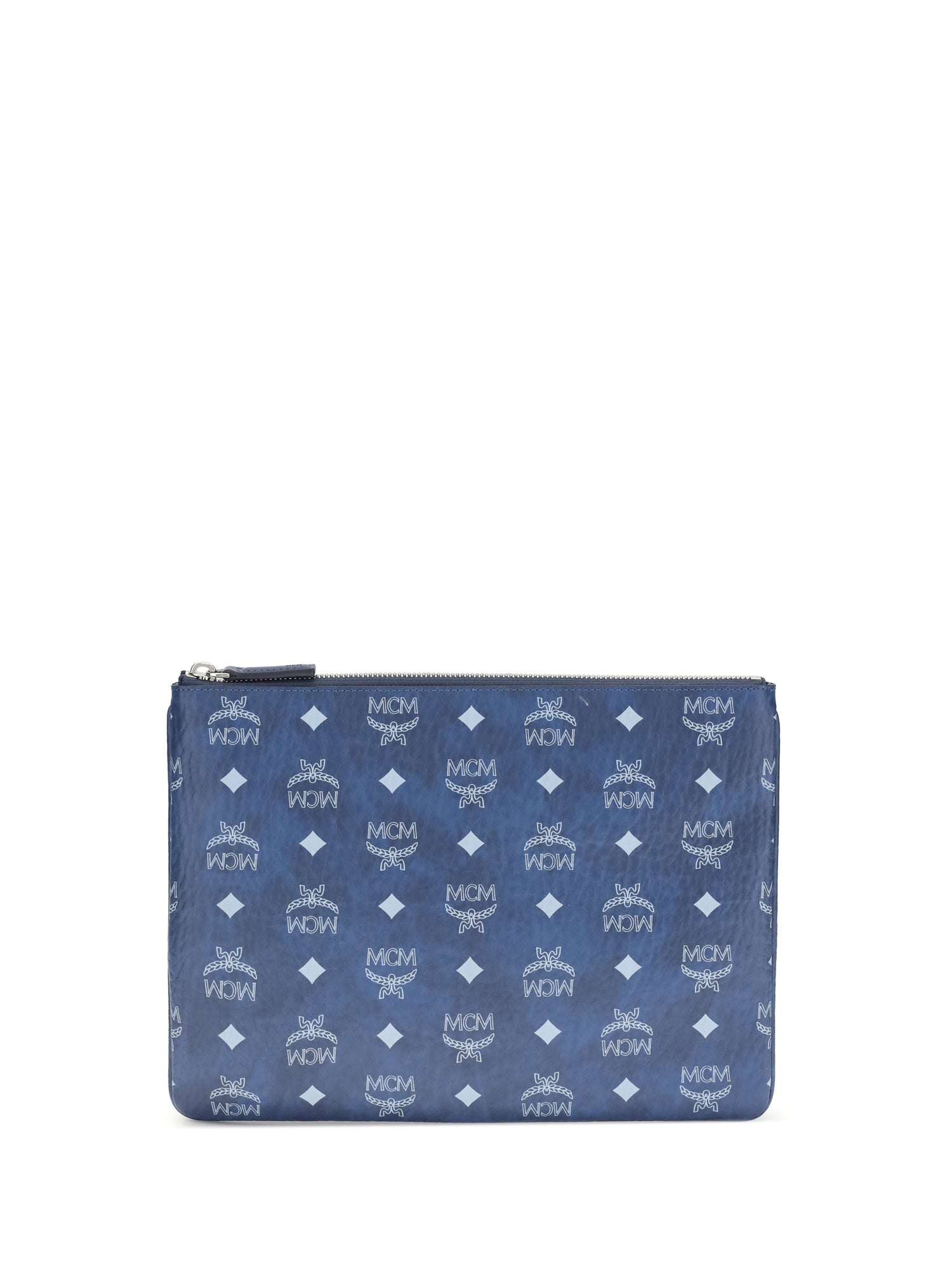 MCM OS pouch with visetos print