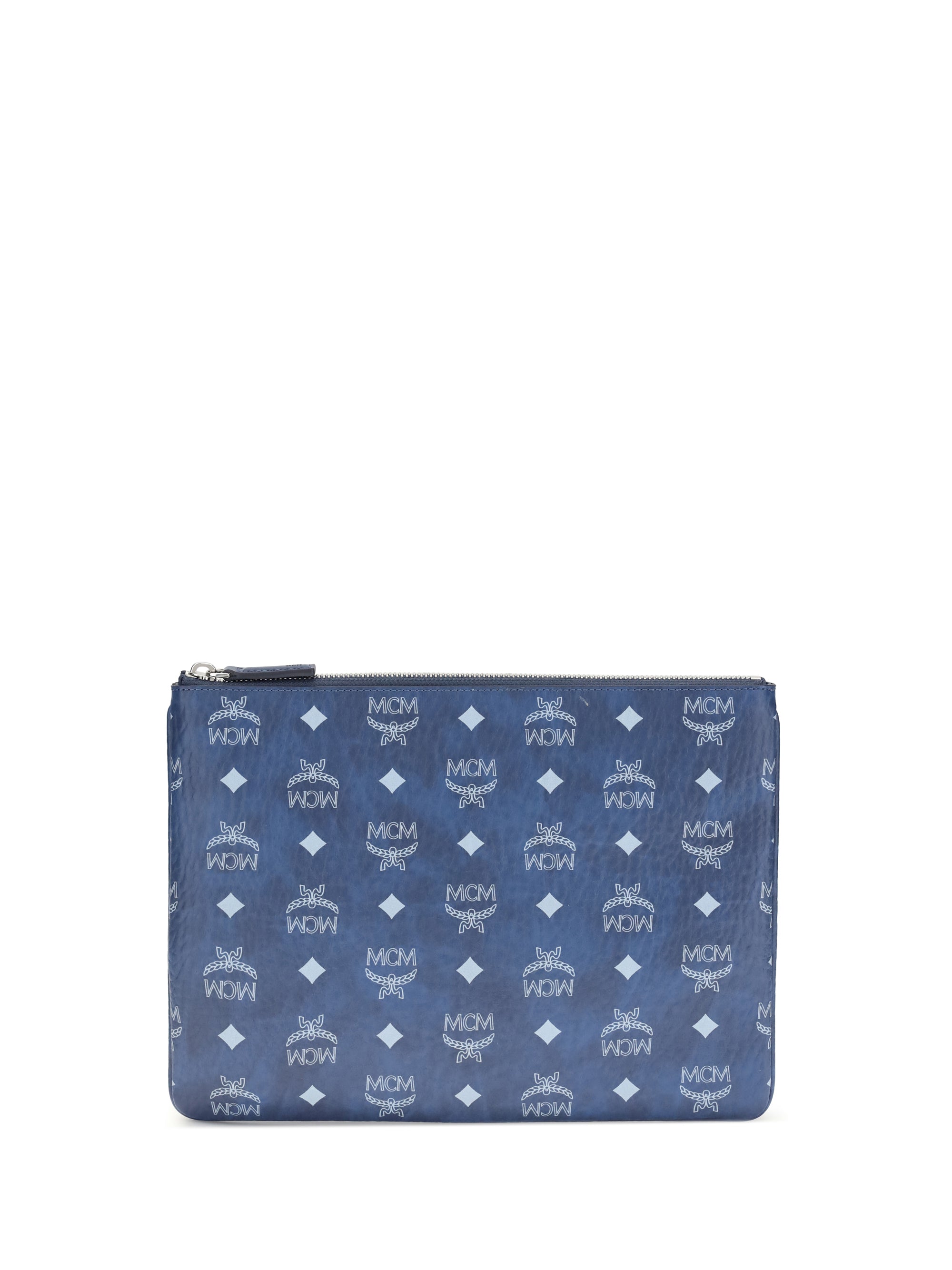 MCM OS pouch with visetos print