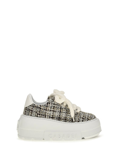 nexus sneakers in bouclé fabric