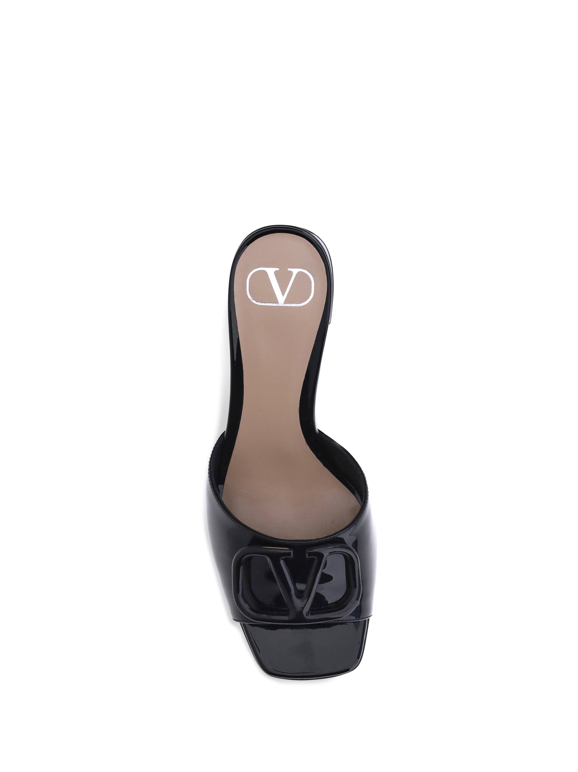 VALENTINO GARAVANI 38 vlogo slide sandals