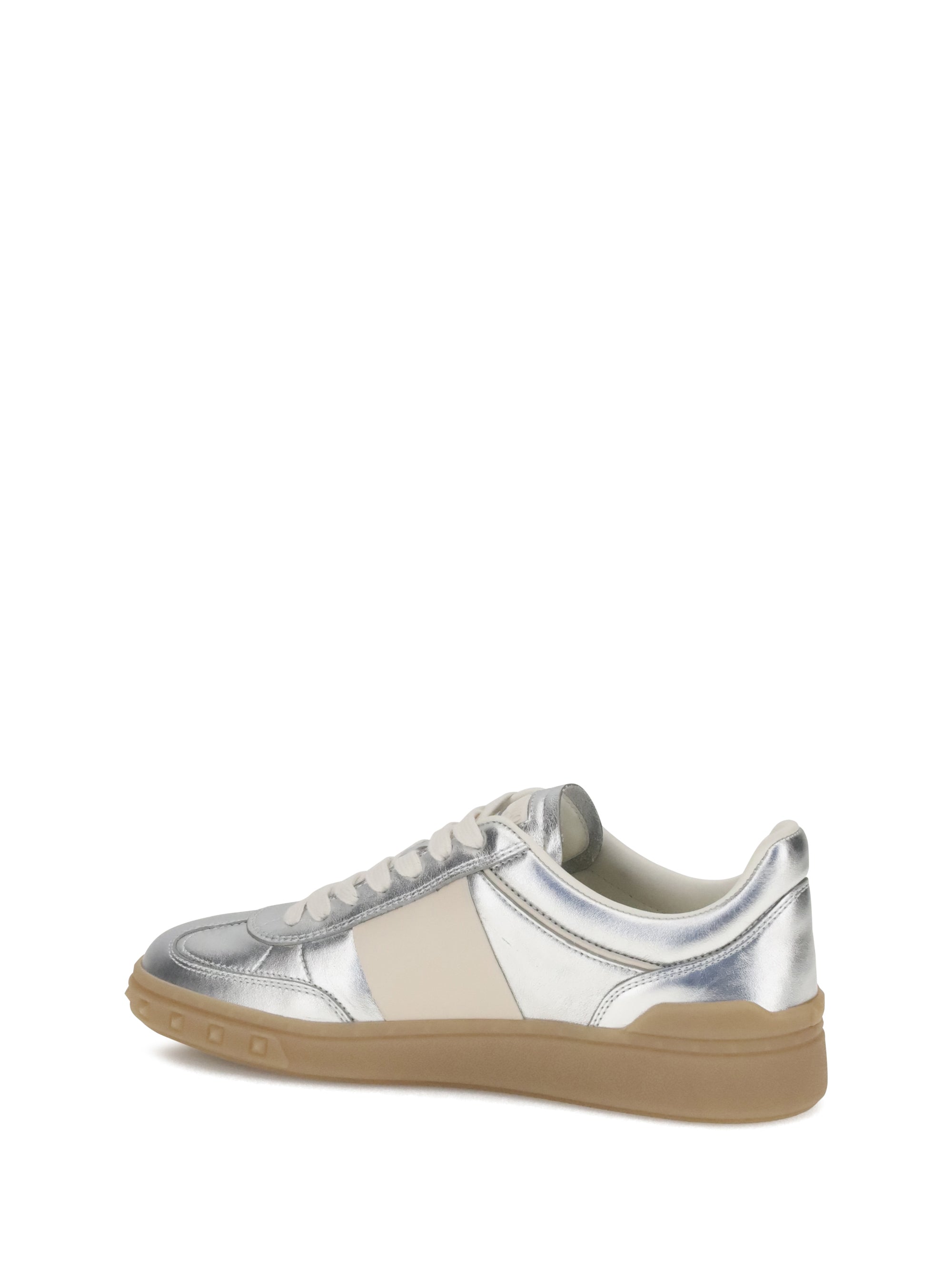 VALENTINO GARAVANI 36.5 laminated leather upvillage sneakers