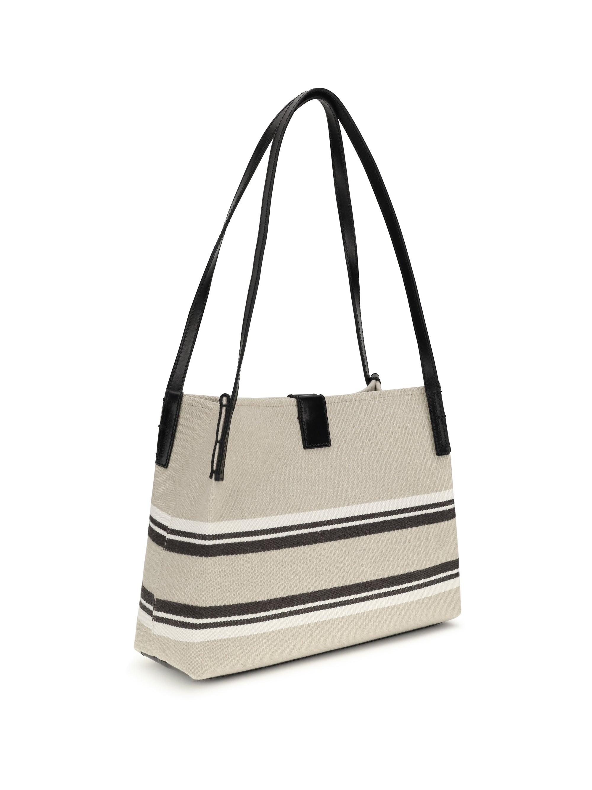 BALMAIN OS canvas shoulder bag