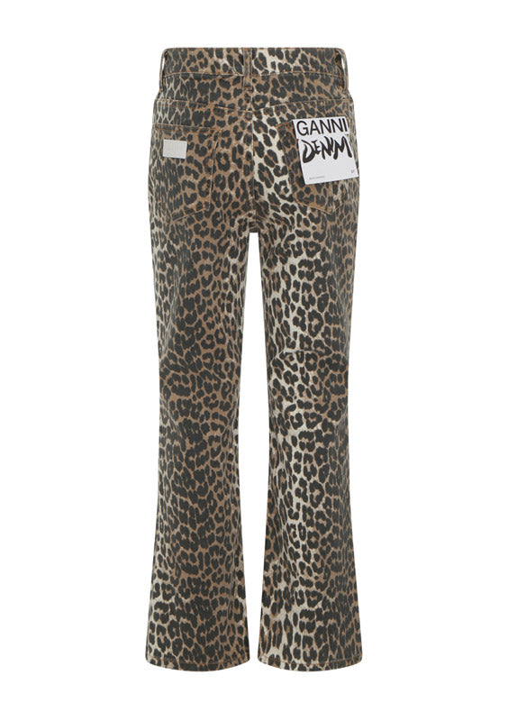 GANNI 26 animal print pants