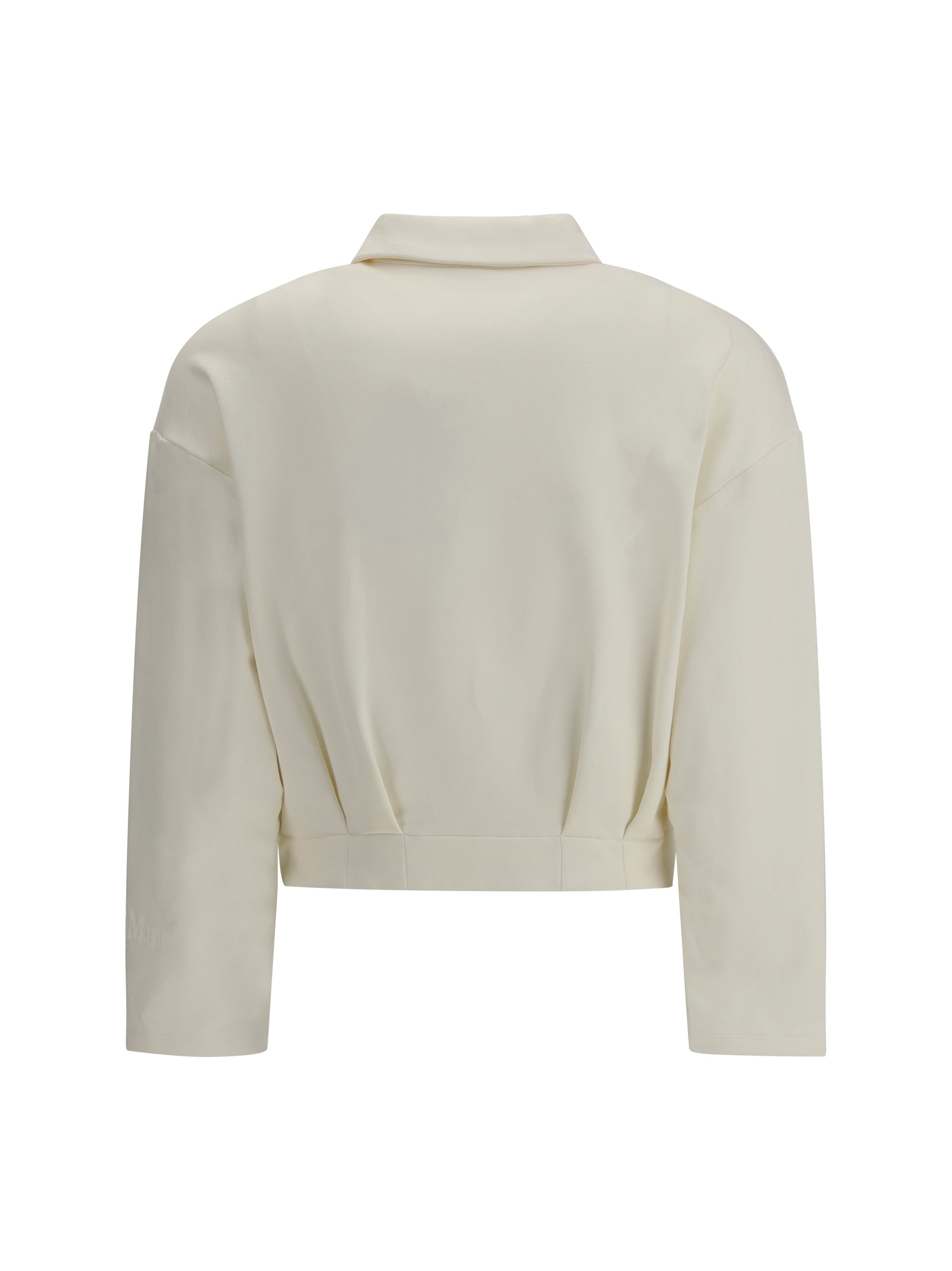 MAX MARA PURE L argenta cropped sweatshirt