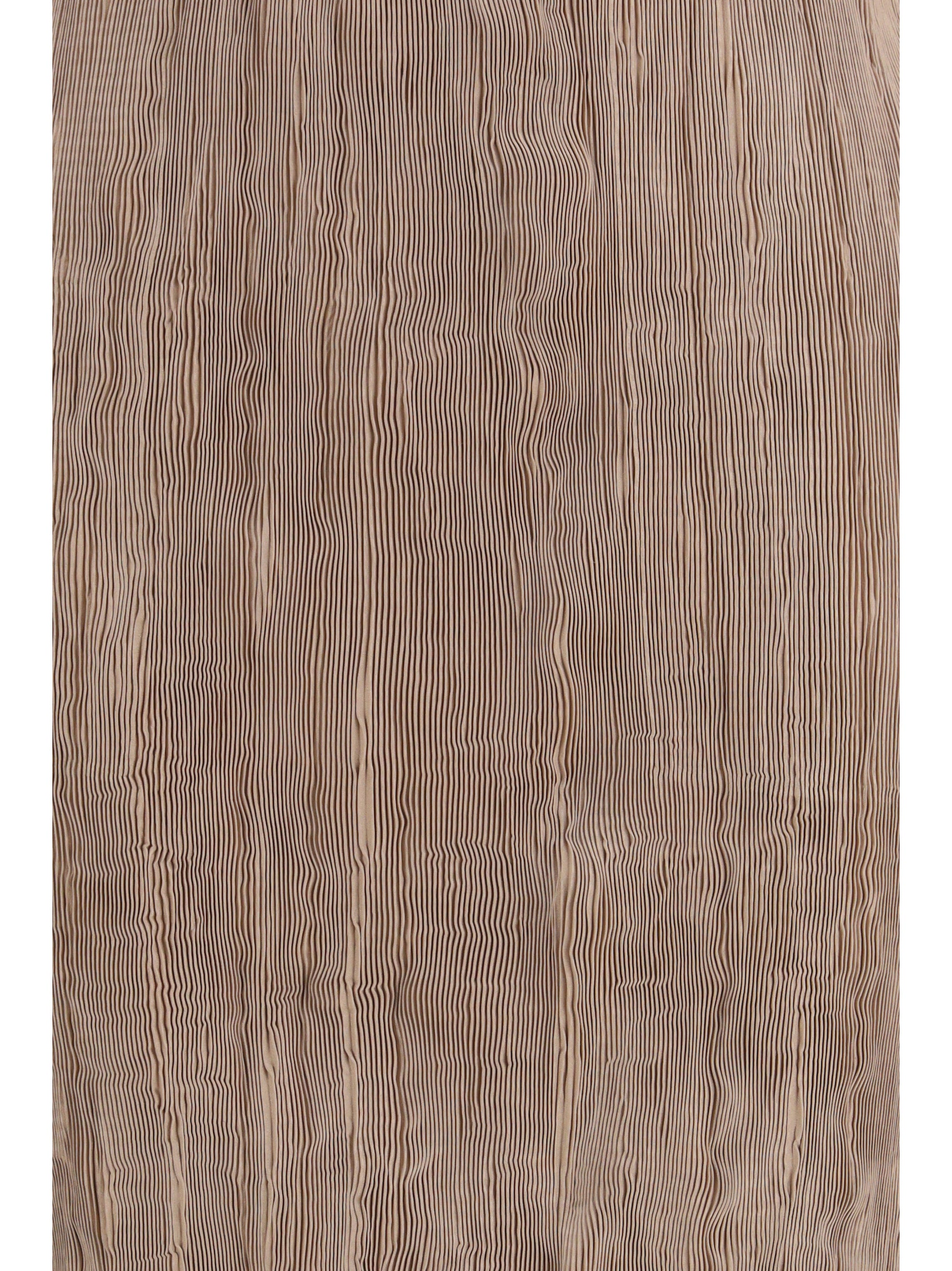 GONGDID DESIGN OS wavy midi skirt