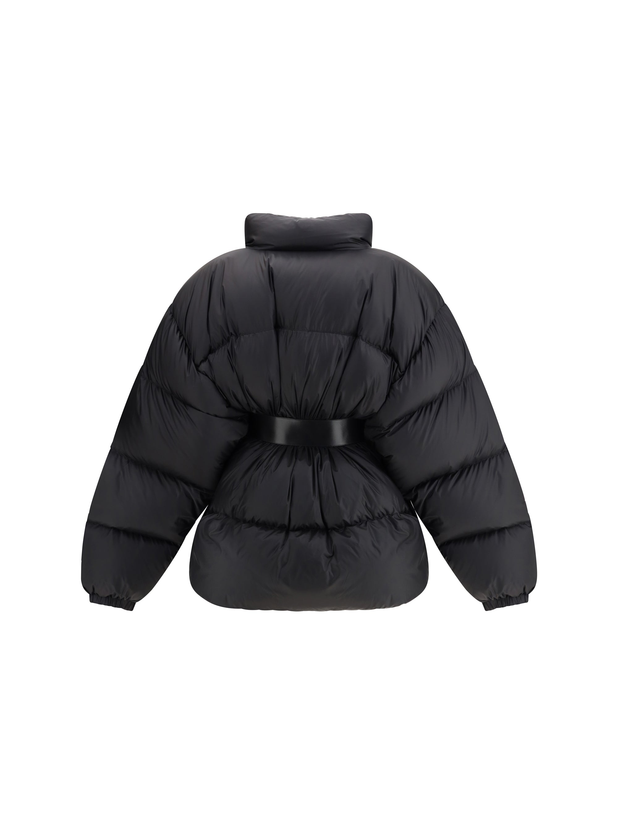 BALENCIAGA M belted hourglass short puffer
