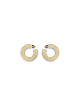ALAIA OS blade hoop earrings