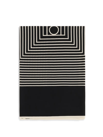 monogram silk scarf