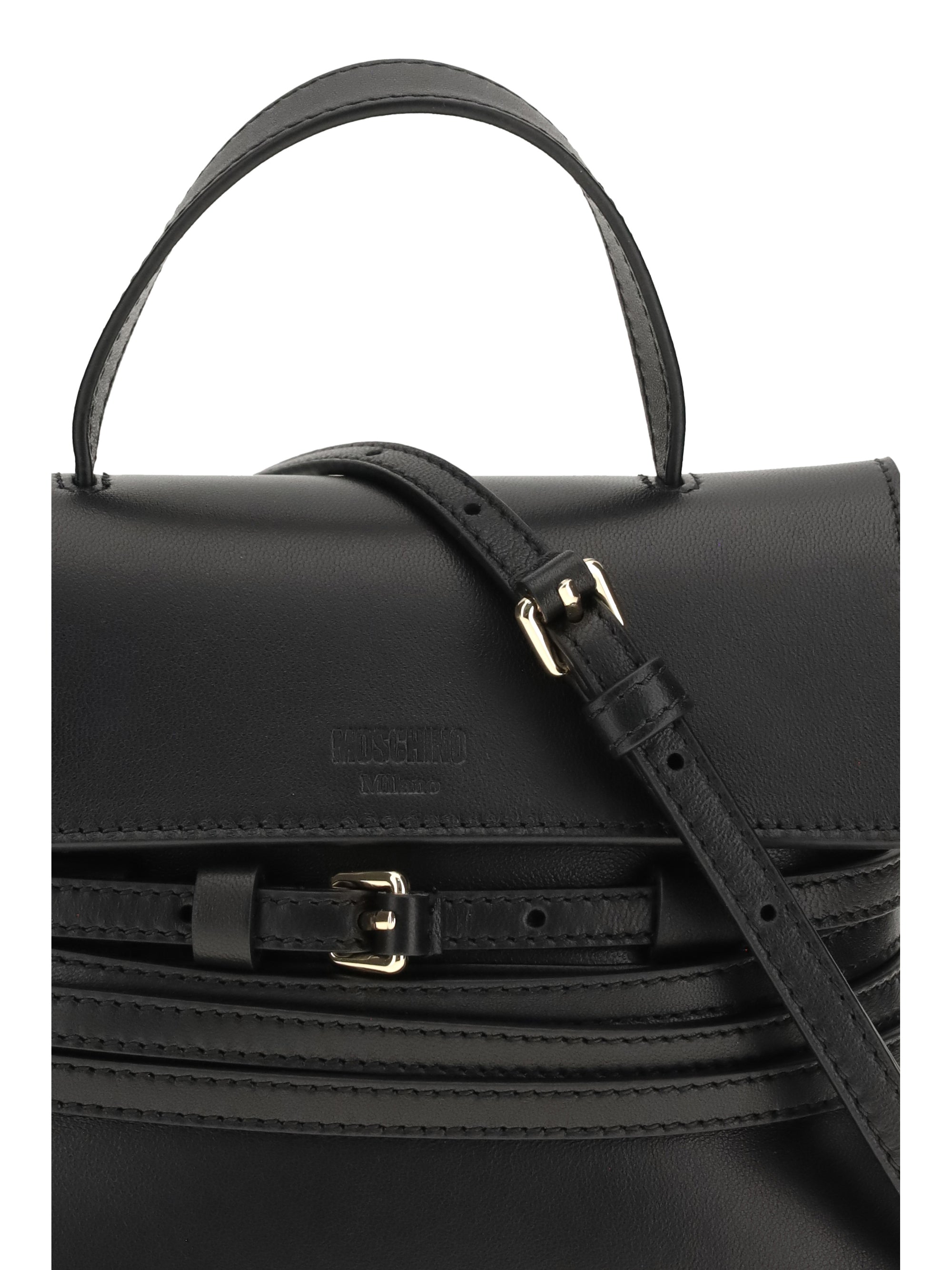 MOSCHINO OS tie me handbag