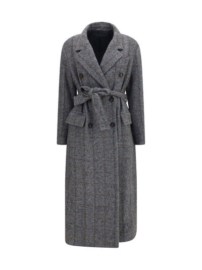 long alpaca-blend coat with belt