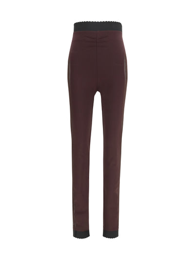 sheer detail leggings
