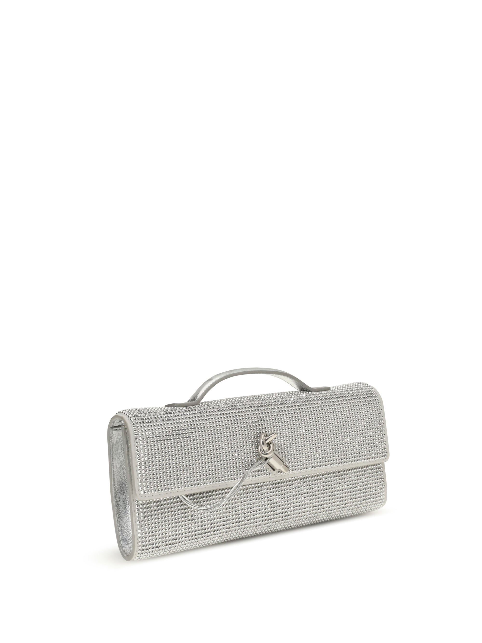 BOTTEGA VENETA OS andiamo clutch with rhinestones