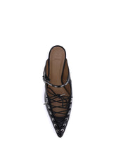 GANNI 36 oleatex laced mules