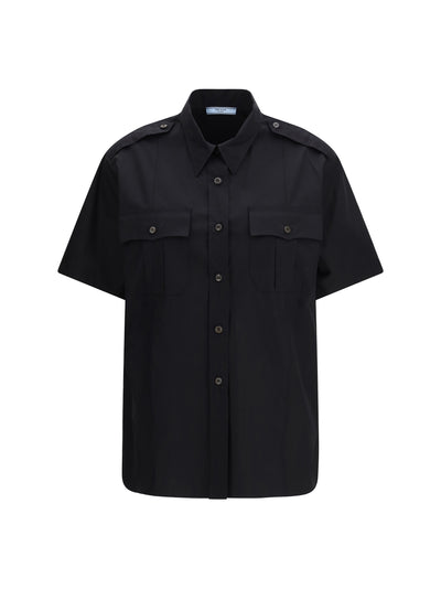 short-sleeve poplin shirt