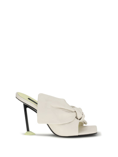 boudoir heeled mules