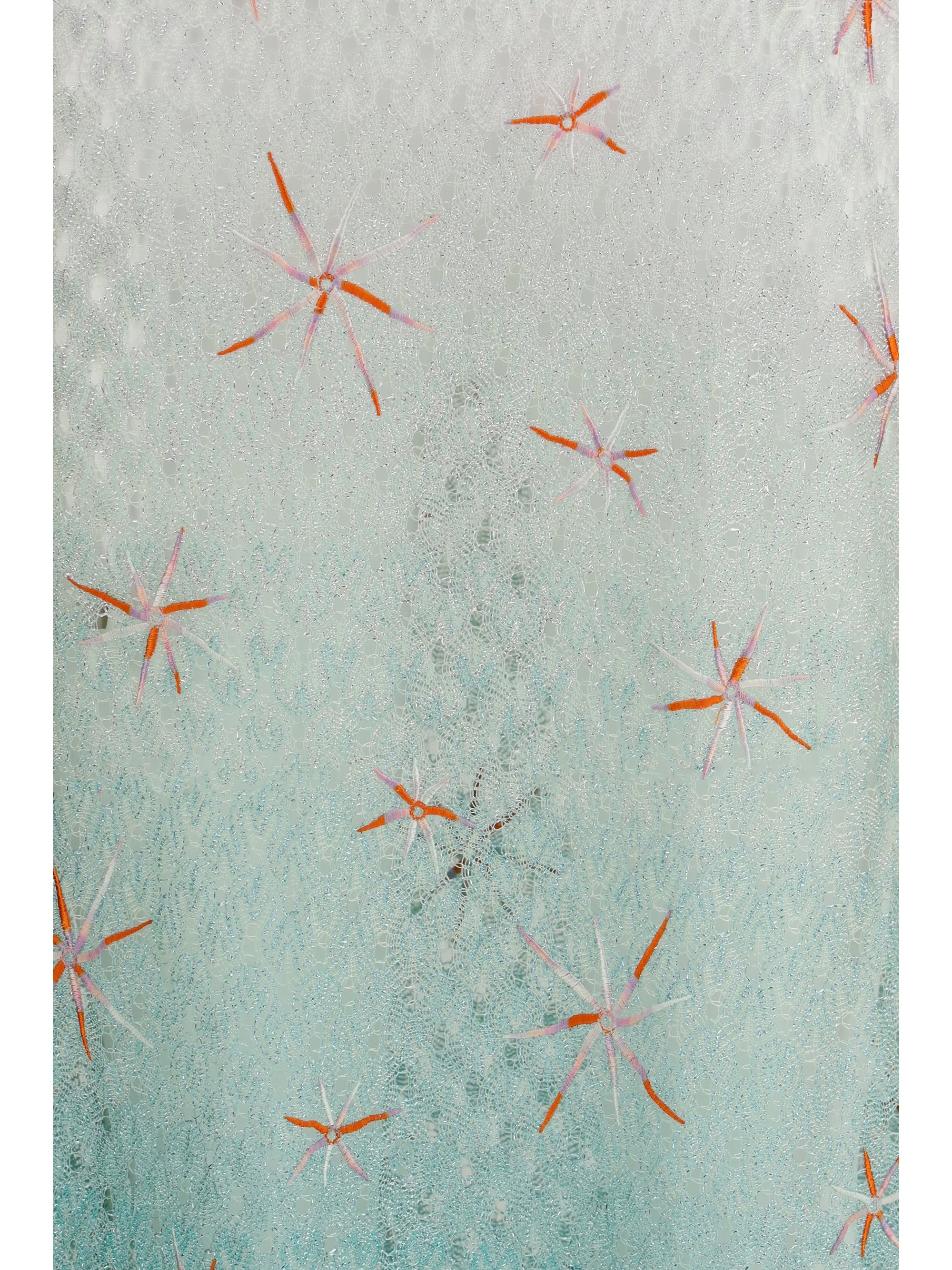 MISSONI 40 long viscose lamé cover-up dress