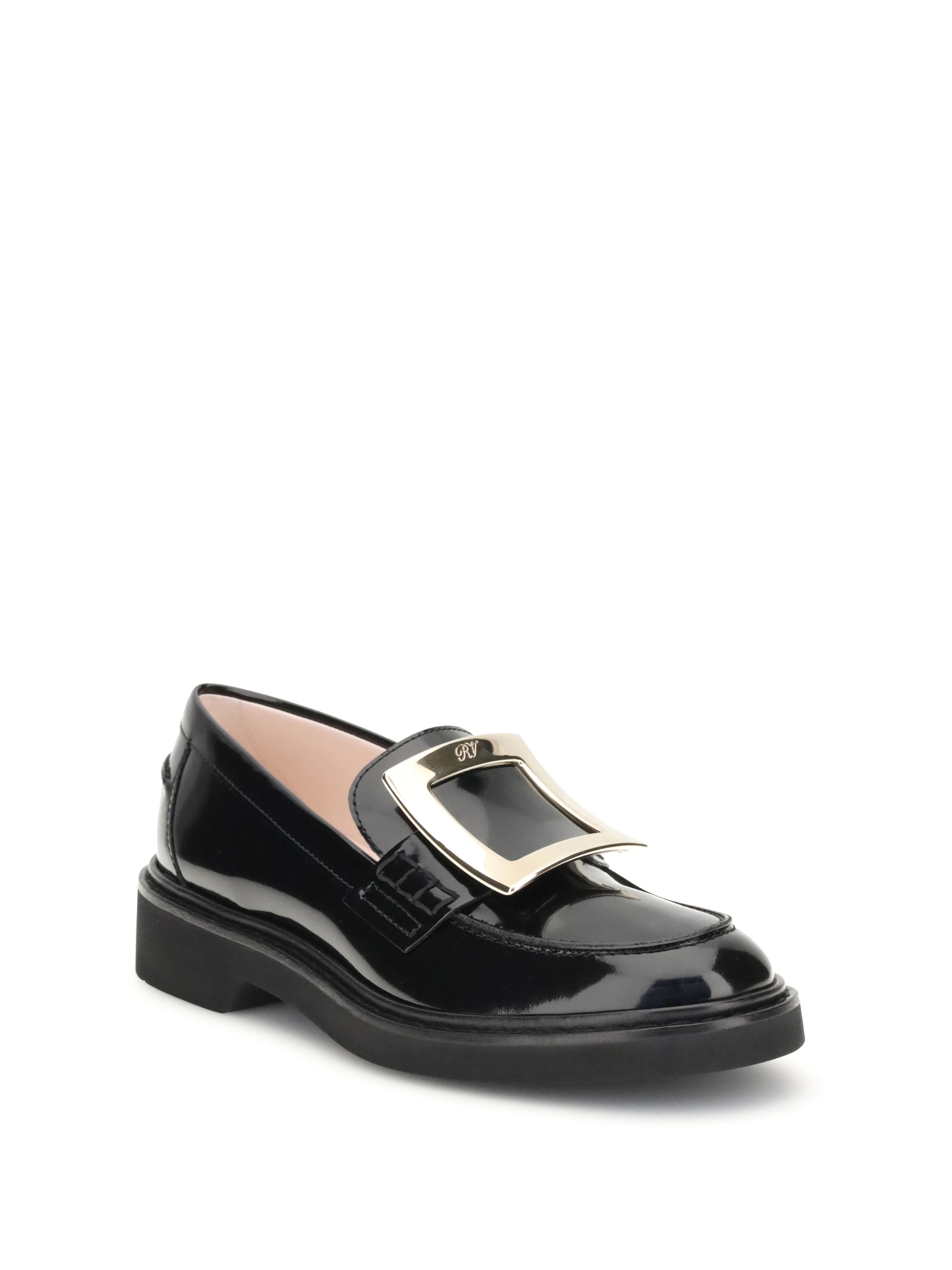 ROGER VIVIER 36 viv’ rangers leather loafers