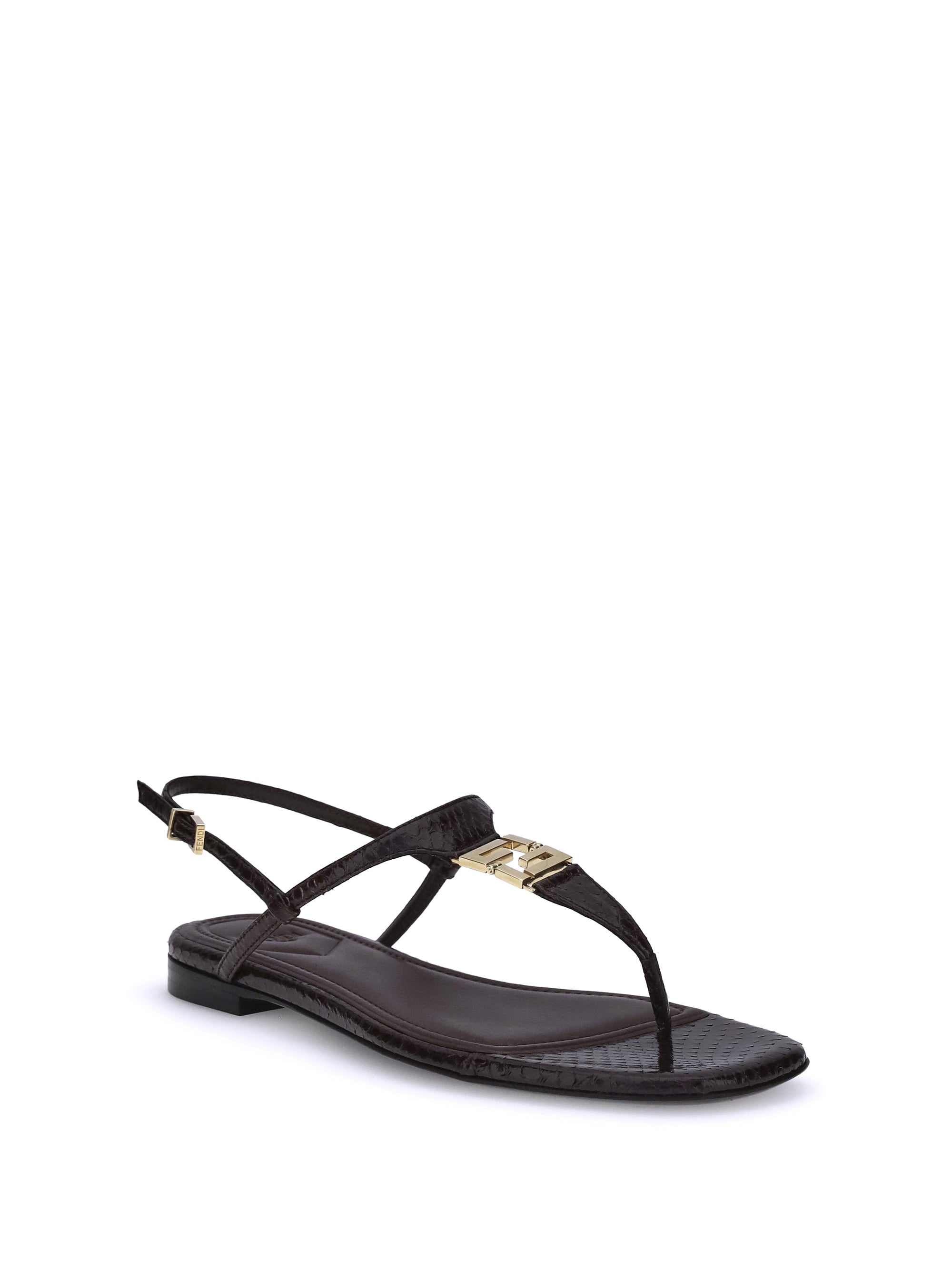 FENDI 36 ffold sandals