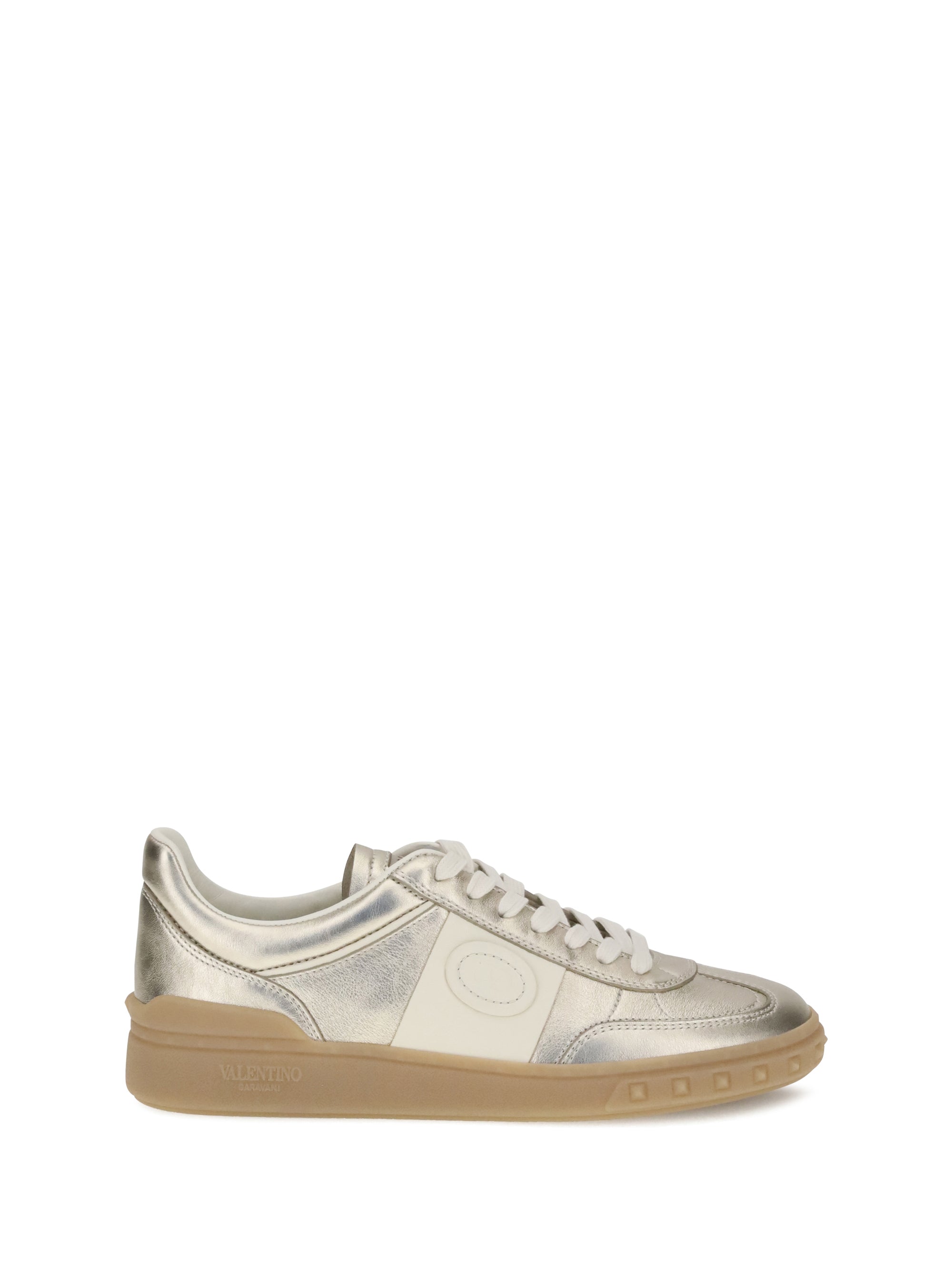 VALENTINO GARAVANI 41 laminated leather upvillage sneakers