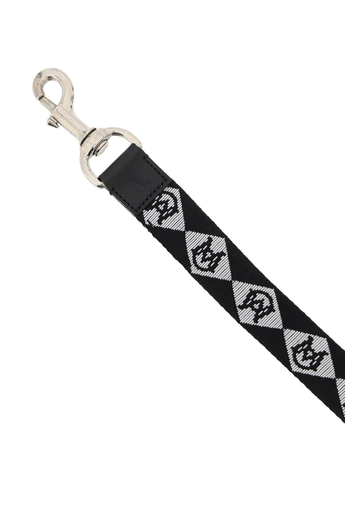 nylon leash with monogram