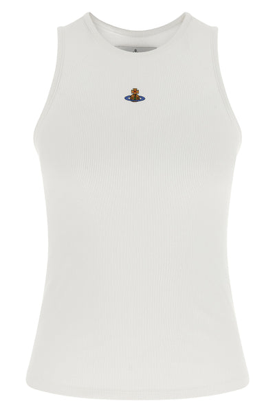 90s ribbed cotton jersey top