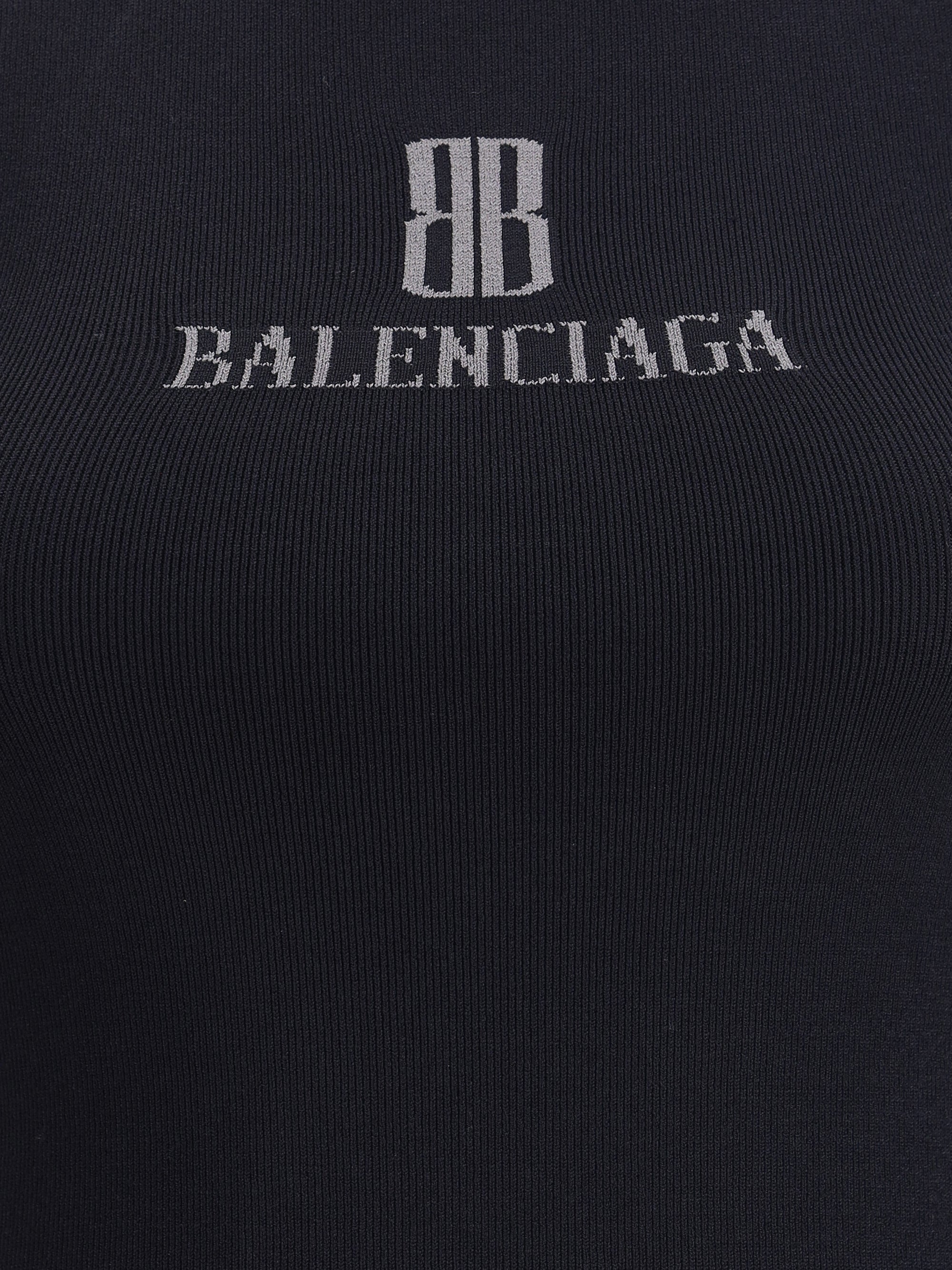 BALENCIAGA L logoed top