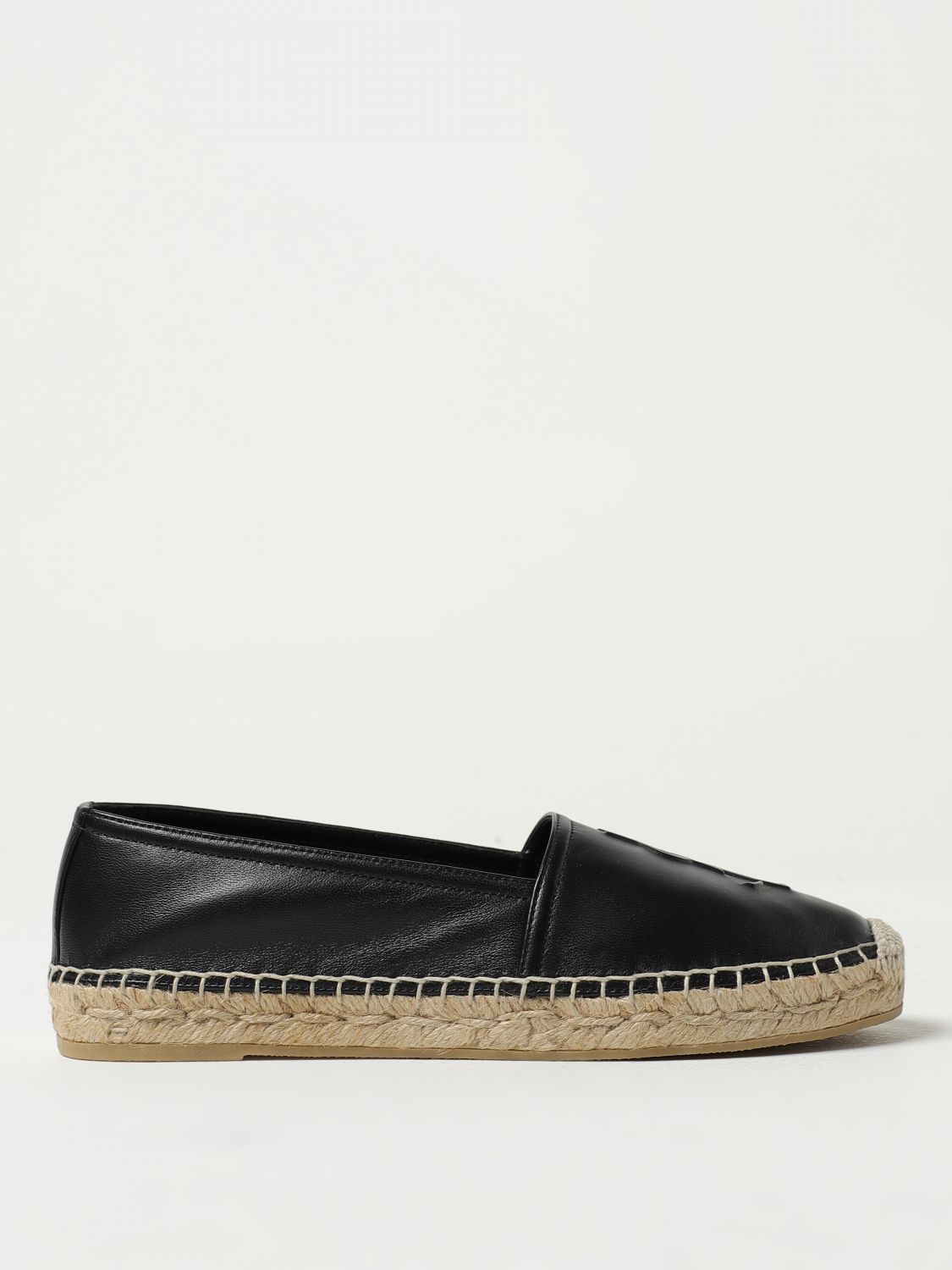 SAINT LAURENT 40 leather espadrilles