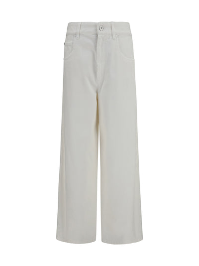 high-rise palazzo jeans