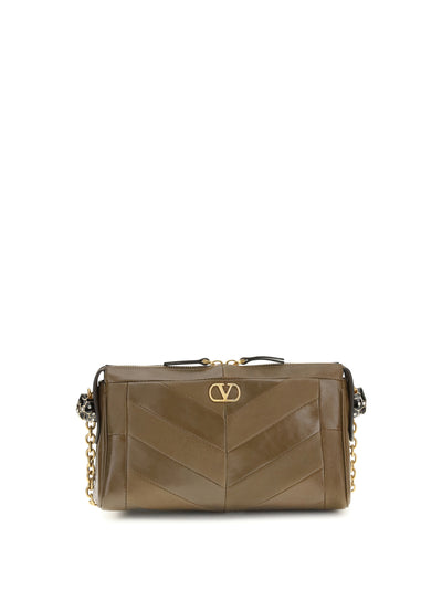 small panthea chevron nappa shoulder bag