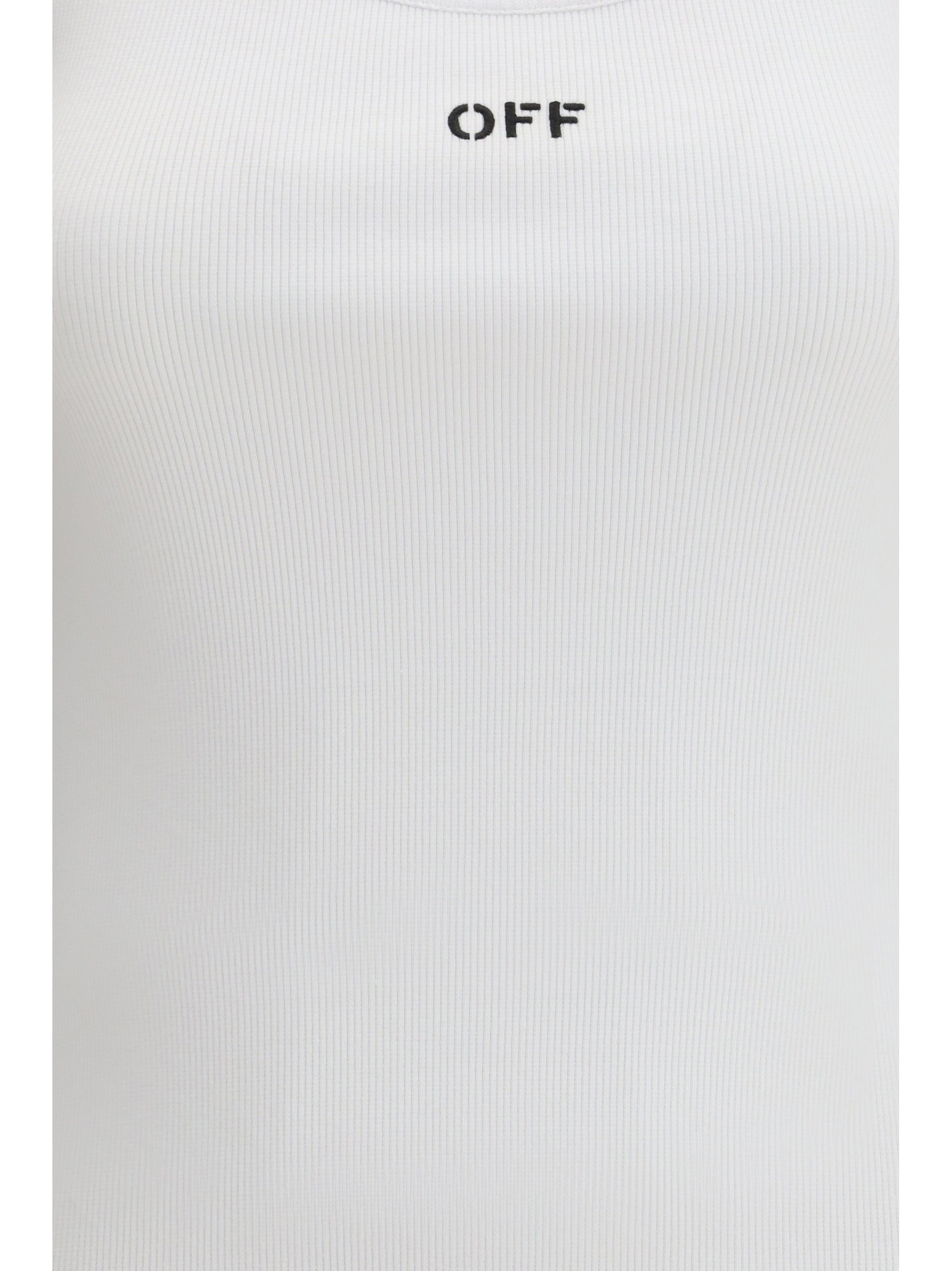 OFF-WHITE 38 off stamp rib tank top