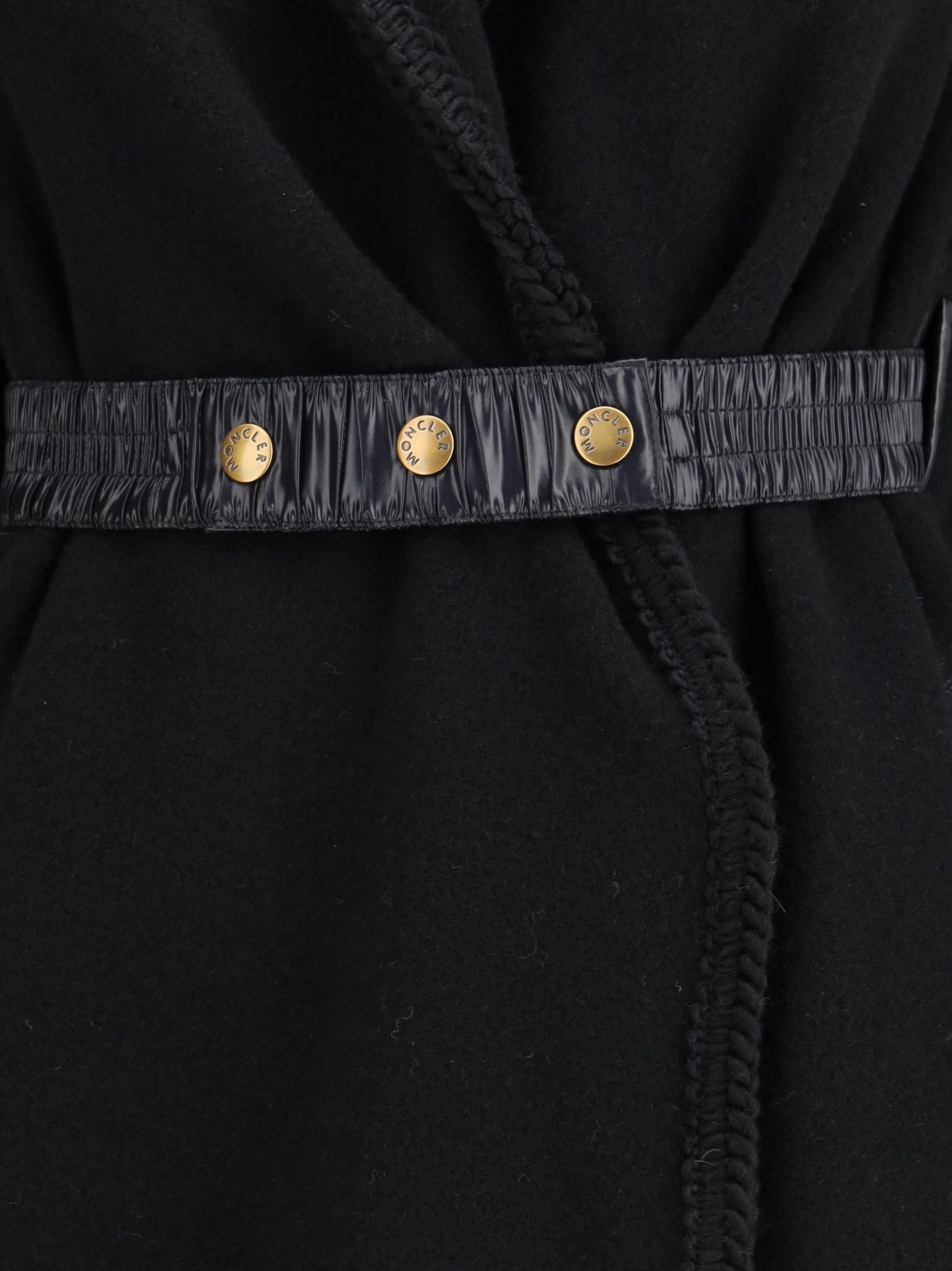 MONCLER OS wool cape