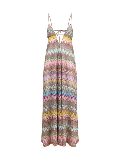 zigzag cover-up dress