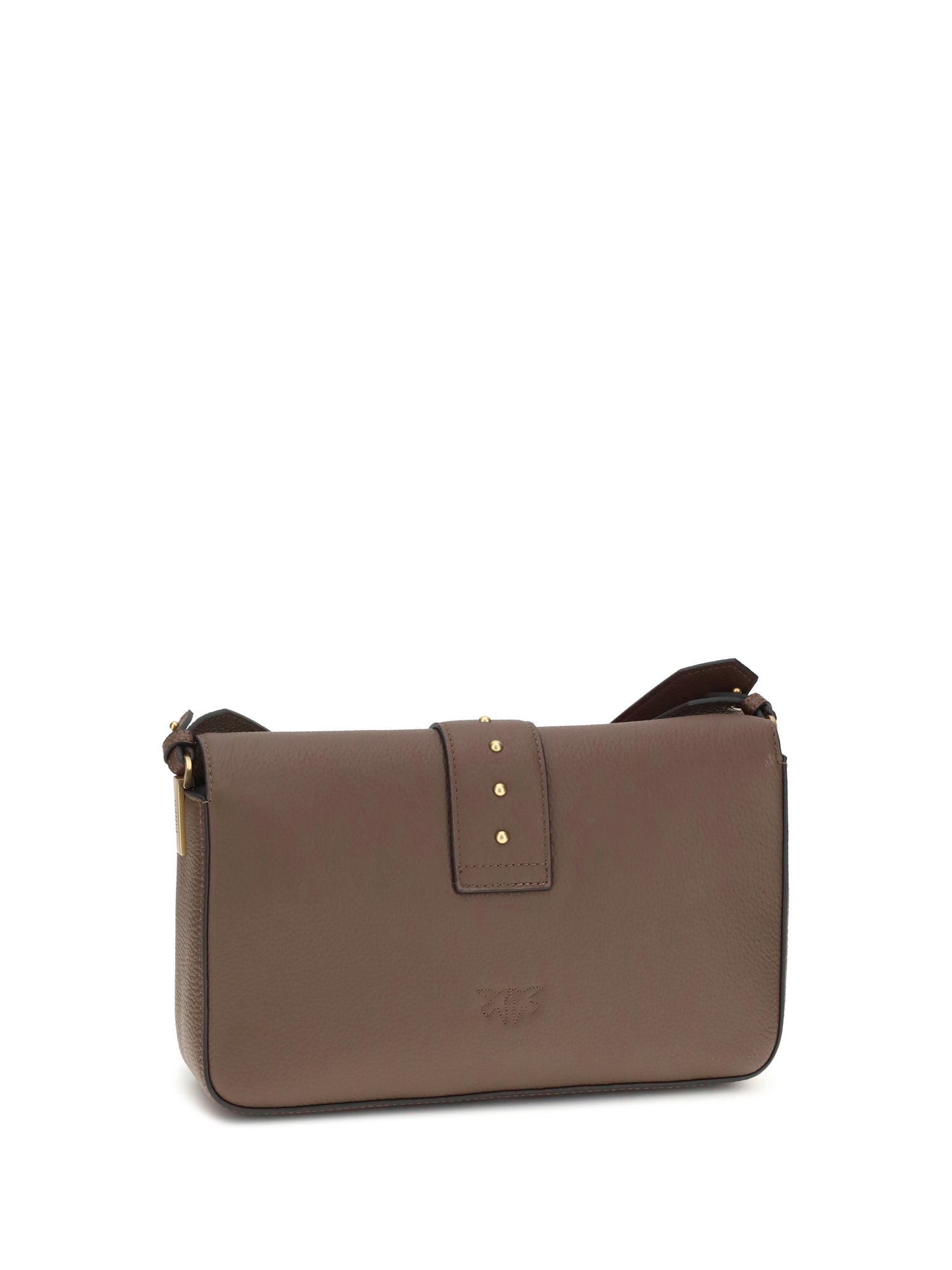 PINKO OS love leather shoulder bag