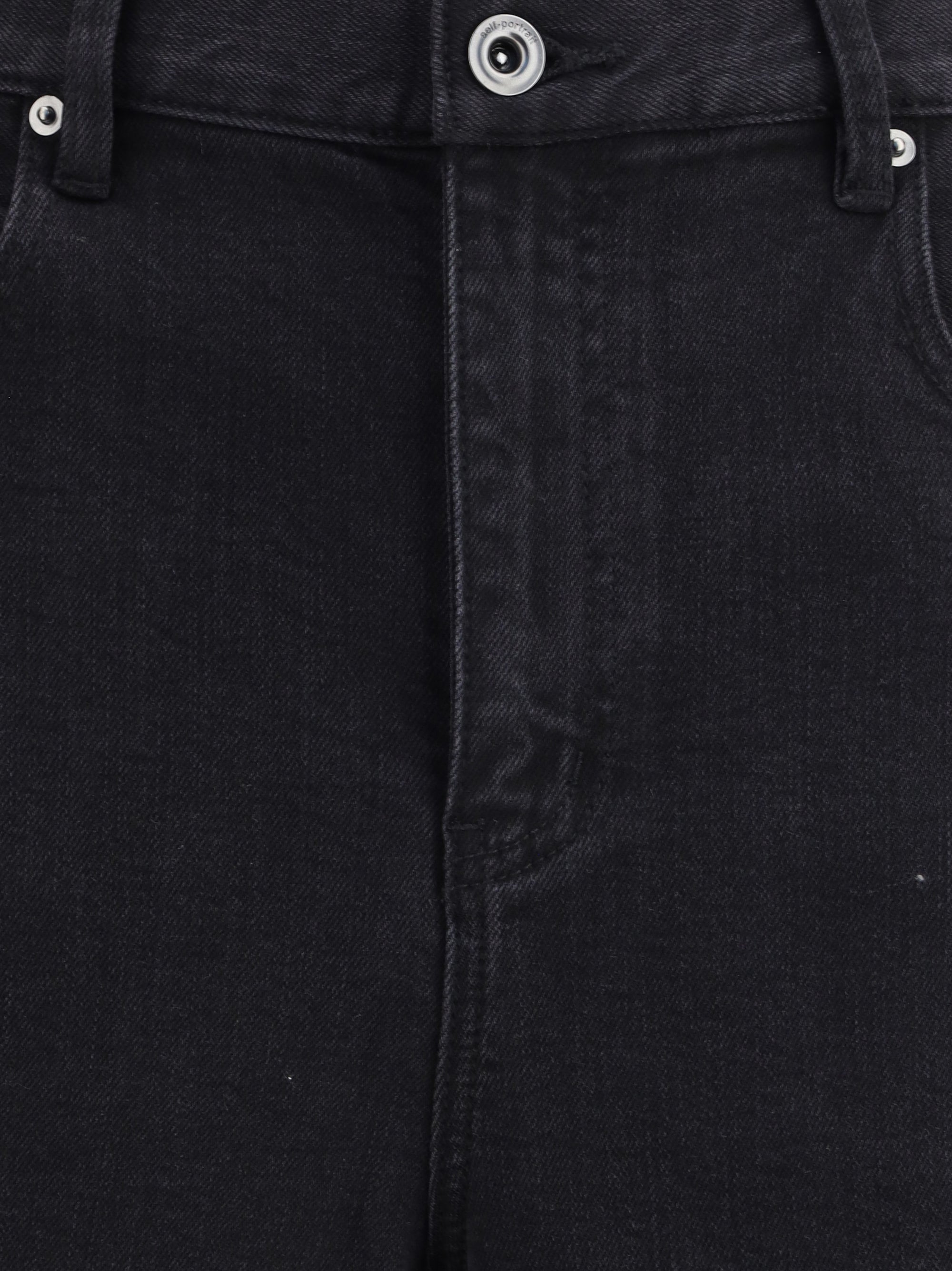 SELF-PORTRAIT 26 barrel leg jeans